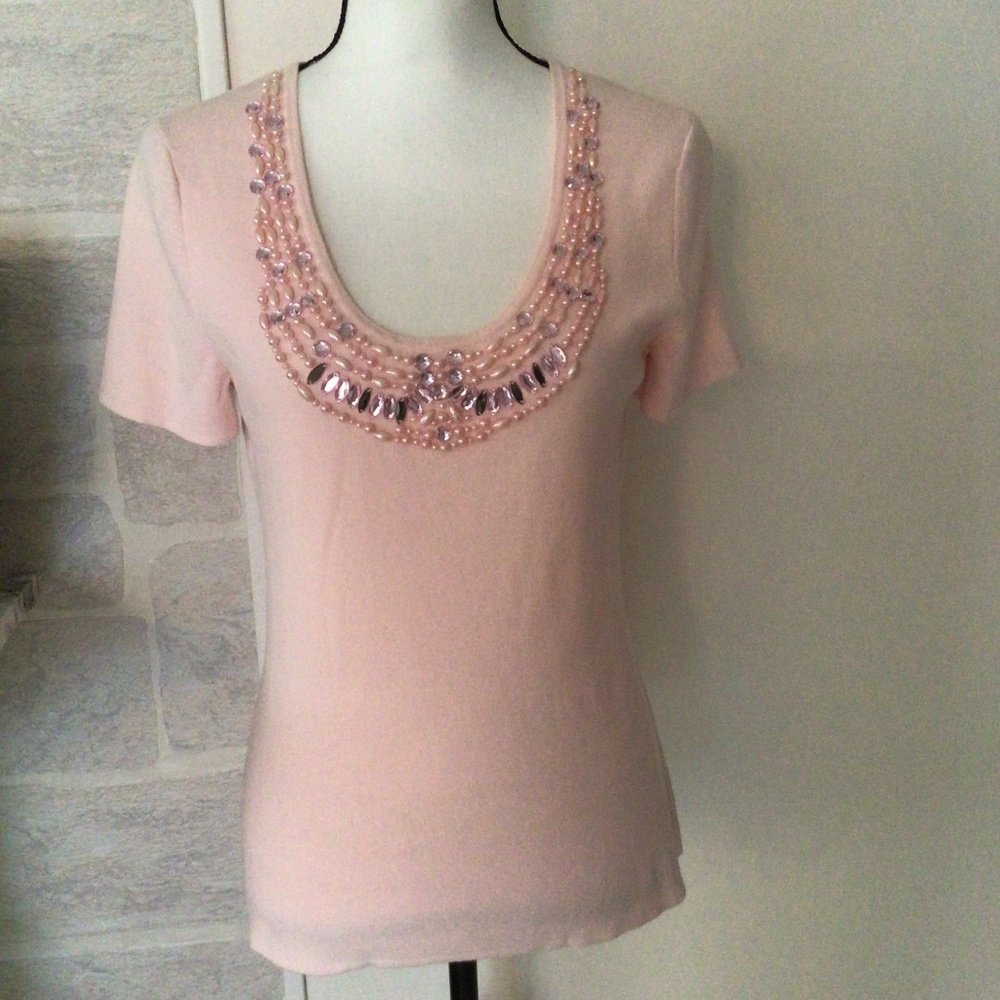 Pink knited top